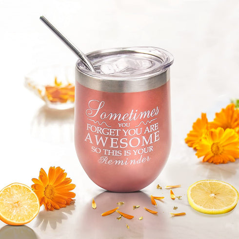 Birthday Gifts for Women Relaxing Spa Gift Box Basket For Her Mom Sister Best Friend Unique Gifts Bath Set Gift Ideas Insulated Wine Tumbler Scented Candle Handmade Soap
