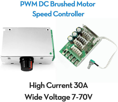 RioRand 7-70V PWM DC Motor Speed Controller Switch 30A