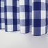 3 Pc Cotton Classic Country Farmhouse Kitchen Window Curtain -Navy Blue & White Buffalo Check Tier & Valance Set, 54" x 18" / 27" x 24"