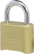 Master Lock 175D Locker Lock Set Your Own Combination Padlock, 1 Pack, Brass Finish