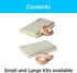 3M Indoor Window Insulator Kit, Window Insulation Film for Heat and Cold, 5.16 ft. x 17.5 ft., Covers Five 3 ft. by 5 ft. Windows