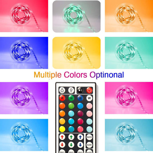 32.8ft Led Lights dalattin Led Strip Lights Color Changing Lights with 44 Keys Remote,1 Roll of 32.8ft