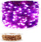 ER CHEN Fairy Lights Plug in, 33Ft/10M 100 LED Starry String Lights Outdoor/Indoor Waterproof Copper Wire Decorative Lights for Bedroom, Patio, Garden, Party, Christmas Tree (Purple)