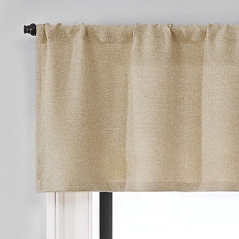 Saville 24-Inch Kitchen Window Curtain Tier Pair and Valance in