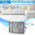 2 HEPA + 4 Foam & Felt Filters for Shark Powered Lift-Away DLX NV581,581Q, Compare to Part # XFFT580 Replacement Filter¦