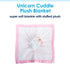 KIDS PREFERRED Unicorn Plush Stuffed Animal Snuggler Blanket