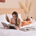 Buyoung White Duvet Cover Set Twin, Brushed Microfiber Super Soft Duvet Cover Twin Size 2 Pieces with Zipper Closure, White Duvet Covers 1 Down Comforter Cover and 1 Pillow Sham Soft Fabric Easy Care