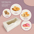 Aumodizzy 30pcs 9x4x3.5 Inch Cookie Boxes White Bakery Boxes with Window Treat Boxes Gift Boxes for Roll Cakes, Desserts, Muffins, Donuts, Candies and Pastries(9 Inch)