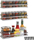 Auledio Spice Rack, Spice Rack Organizer for Cabinet Spice Rack Wall Mount Hanging Spice Rack, Spice Rack Organizer Spice Rack Wall(3 Pack)