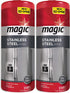 Magic Stainless Steel Wipes (2 Pack) Removes Fingerprints, Residue, Water Marks and Grease from Appliances - Works Great on Refrigerators, Dishwashers, Ovens - 30 Count
