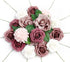 D-Seven Artificial Flowers Delicate Dusty Rose Flowers Combo for DIY Wedding Bouquets Centerpieces Arch Floral Arrangements Bridal Shower Baby Shower Party Home Decorations (Delicate Dusty Rose)