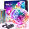 Led Strip Lights 65.6ft (2 Rolls of 32.8ft) RGB Light Strips with 44 Keys IR Remote, 5050 SMD Color Changing LED Strip Lights Flexible Tape Light Kit Controller for Kitchen Home Party