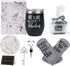 Birthday Gifts Set for Women, Not a Day Over Fabulous Tumbler, Fathers Day Funny Christmas Gifts Ideas for Women, Mom, Wife, Men, Husband, Dad, Sister, Aunt, Friends,12oz Tumbler with Lid (Black)