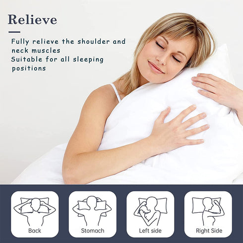 Howsheep Hotel Collection Bed Pillows for Sleeping one Pack Queen Size?Pillows for Side and Back Sleepers, Super Soft Pillows,White, 20 x 30 Inches