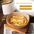 50 Pcs Air Fryer Non-Stick Disposable Paper Liner Oil-Proof Air Fryer Liners Parchment Baking Paper Waterproof Food Grade Parchment for Baking Roasting Oven Microwave (50pcs, Brown)