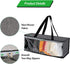 QTBOOM Hat Organizer Gray 2 Packs For Closet Cap Closet Organizer And Storage, Hat Storage For Baseball Caps, Hat Holder Rack With 2 Carry Handles Portable Cap Storage Bag, Hold Up To 40 Hats
