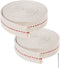 13 Feet/ 2 Rolls Cotton Oil Lamp Wick, 3/4 Inch Replacement Oil Lanterns Wick for Oil Lamps and Oil Burners
