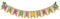 Rainlemon Jute Burlap Mardi Gras Banner March Party Mantel Fireplace Garland Decoration Supply