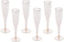 Gold Glitter Plastic Classicware Glass Like Champagne Wedding Parties Toasting Flutes (1 Box = Quantity 30)