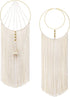 Mkono 2 Pcs Macrame Wall Hanging Woven Wall Decor Art Boho Chic Bohemian Home Decorations for Apartment Bedroom Living Room Dorm Nursery Room, 12" W x 36" L, Medium
