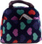 Wowlife Cute Love Heart Lunch Bag Tote Bag Lunch Organizer Lunch Holder Lunch Container Reusable Lunch Bags (Black)