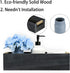 Bathroom Decor Box Toilet Paper Holder Wood Tank Boxes Paper Storage Basket with Artificial Flower Bathroom Kitchen Table Counter Farmhouse Home Decor