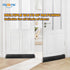 Holikme Weighted Door Draft Stopper 35inch, Heavy Duty Under Door Draft Blocker Bottom Door Seal Noise and Air, Door Guard Saving Energy, Black