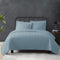 Tempcore Quilt Set Coverlet King Size Light Blue 3 Piece,Microfiber Lightweight Soft Bedspread for All Season,King Light Blue,(1 Quilt,2 Shams)