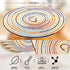 Round Braided Placemats Set, Woven Placemats for Dining Table Set of 6, Manteles Individuales Redondos Place Mats, Farmhouse Burlap Round Washable Table Placemats Set for Holiday Party Braided Mats