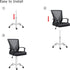 YXLLUX Adjustable Gas Lift Cylinder Office Gaming Chair Cylinder Replacement Parts,Hydraulic Lift Control for Stool Chair (13.5-21.5 inch)