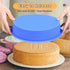 Round Silicone Baking Cake Pan - Nonstick 4/6/8/9 inch Multi Tier Circular Bake Cake Mold Set for Cheesecake Smash Layer Cake Silicon Tins