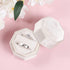 Velvet Ring Box, Etercycle Octagon Gorgeous Vintage Double Jewelry Ring Gift Box with Detachable Lid for Proposal Engagement Wedding Ceremony (Beige)