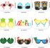 Luau Party Sunglasses - 9 Pairs Funny Hawaiian Glasses, Tropical Fancy Dress Props, Fun Summer Kids Party Favors, Beach Themed Party Supplies Decoration