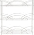 Freestanding Countertop or Wall Mount 3-Tier Spice Rack Organizer for Storing Bottles of Spices, Sauce, Dressing, Condiments, Vitamins & More, Great for Kitchen, Cupboards, Cabinet, Pantry, Silver