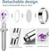 Handheld Shower Head Turbocharged Unique Propeller Design with Filter and Pause Switch Adjustable Flow, 360 Degrees Rotating(Purple)