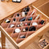 StarratS Honeycomb Drawer Organizer, Plastic Honeycomb Drawer Dividers-Sock-Underwear-Belt-Scarf-2 Sets of 59 Slots(Pink)