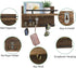 Key Holder for Wall Decorative with Key Hooks, Mail Organizer Wall Mounted, Key Hangers with Mail Shelf for Wall, Key Racks and Mail Holder for Wall