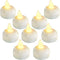 Homemory 24 Pack Waterproof Flameless Floating Tealights, Warm White Battery Flickering LED Tea Lights Candles - Wedding, Party, Centerpiece, Pool & SPA
