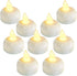 Homemory 24 Pack Waterproof Flameless Floating Tealights, Warm White Battery Flickering LED Tea Lights Candles - Wedding, Party, Centerpiece, Pool & SPA