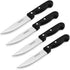 Farberware Chop House Steak Knife Set, 4-piece, Black