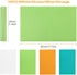 FUNYKICH Refrigerator Liners, 16PCS Refrigerator Mats Washable Shelf Liners Cabinet liner Drawer Liners Cupboard Liners Fridge Mats, Waterproof, Anti-Skid, 45x29cm, 4White/4Green/4Blue/4Orange
