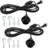 Plug in Hanging Light Kit, Industrial Pendant Lighting Fixture, E26 E27 Retro Hanging Lights with Plug in Cord, 14.76 FT Cord with On/Off Switch Hanging Lamp Fixture for Living Room Bedroom