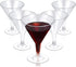 Plastic Martini Glasses Disposable Martini Glasses 6.5 oz Disposable Plastic Cup Plastic Dessert Cocktail Cup Nice for Appetizer Dessert Mousse for Weddings Parties Supply (48 Pieces)