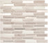 Smart Tiles - Peel and Stick Backsplash - Milenza Vasto Beige (Metallic), Travertine Stone in Beige - 4 Sheets of 10.20" x 9.00" - 3D Stick on Tiles for Kitchen and Bathroom Backsplashes
