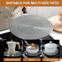 Heat Diffuser For Gas Stovetop Glass Cooktop,Upgrade Thickening Heat Diffuser Plate Fast Defrosting Tray Thawing Plate for Frozen Meat,Pot Protection for Kitchen, AHOUGER (9.4in)