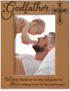 KATE POSH - Godfather Engraved Natural Wood Picture Frame, Cross Decor, Godfather Gift from Godchild, Baptism Gifts, Religious Catholic Gifts, Thank You Gifts (4" x 6" Vertical)