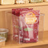 mDesign Plastic Tall Deep Organizing Kitchen Pantry Cabinet, Refrigerator, Freezer Food Organization Storage Bin with Handles, Drawer Container Organizer - Ligne Collection - Clear