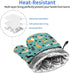 Dog Oven Mitts for Kitchen Oven Mitt Set of 2, Funny Kitchen Gadgets Paw Oven Mitts Cooking Non-Slip Insulated Kitchen Heat and Water Resistant Gloves Reusable Kitchen Items