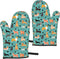 Dog Oven Mitts for Kitchen Oven Mitt Set of 2, Funny Kitchen Gadgets Paw Oven Mitts Cooking Non-Slip Insulated Kitchen Heat and Water Resistant Gloves Reusable Kitchen Items