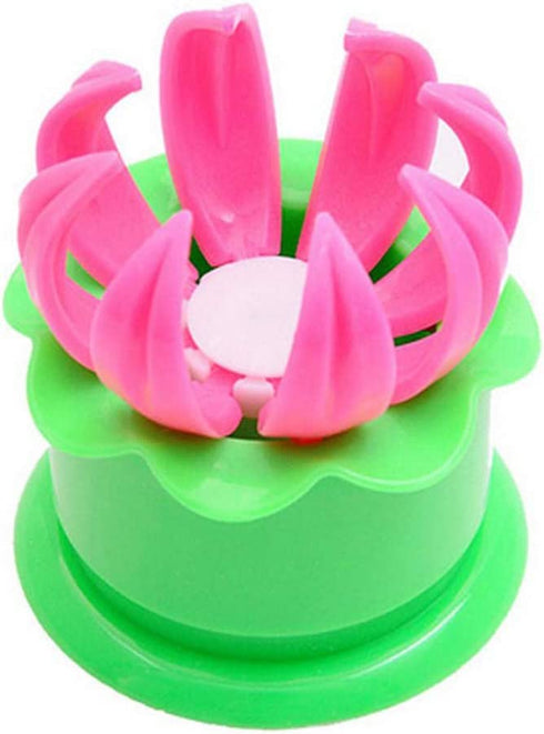 Cabilock Steamed Stuffed Bun Making Mold Pastry Pie Steam Bun Dumpling Maker Mould Cooking Tool Sets (Green)